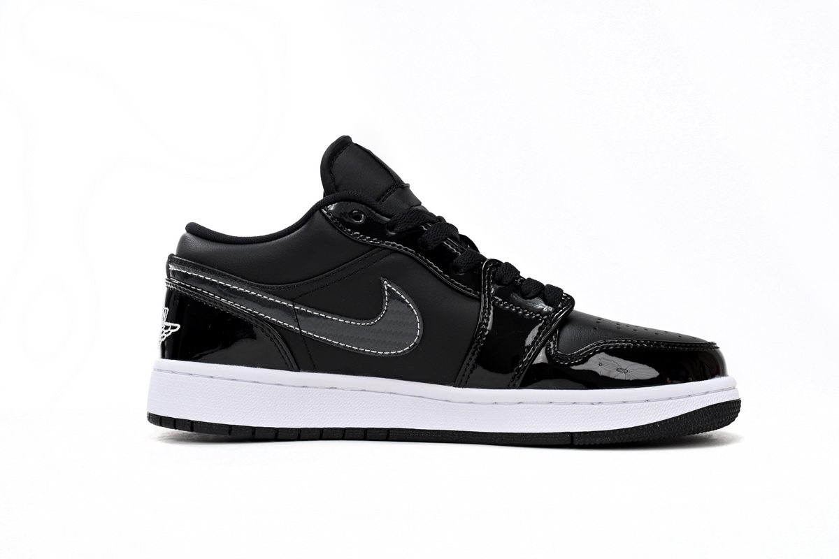 AQ Air Jordan aj1 Low Vintage Black And White