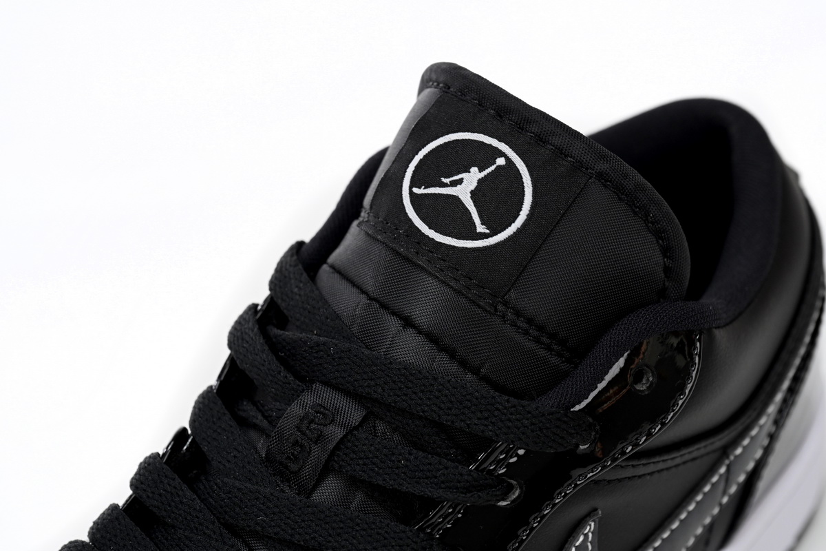 AQ Air Jordan aj1 Low Vintage Black And White