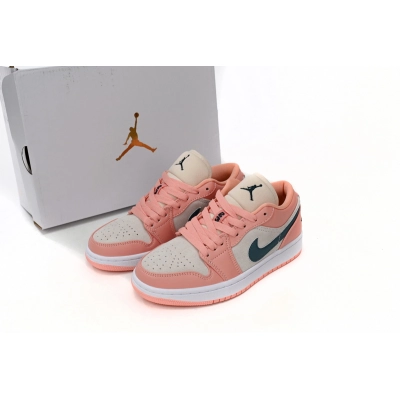 AQ Air Jordan 1 Low Pink Blue 02