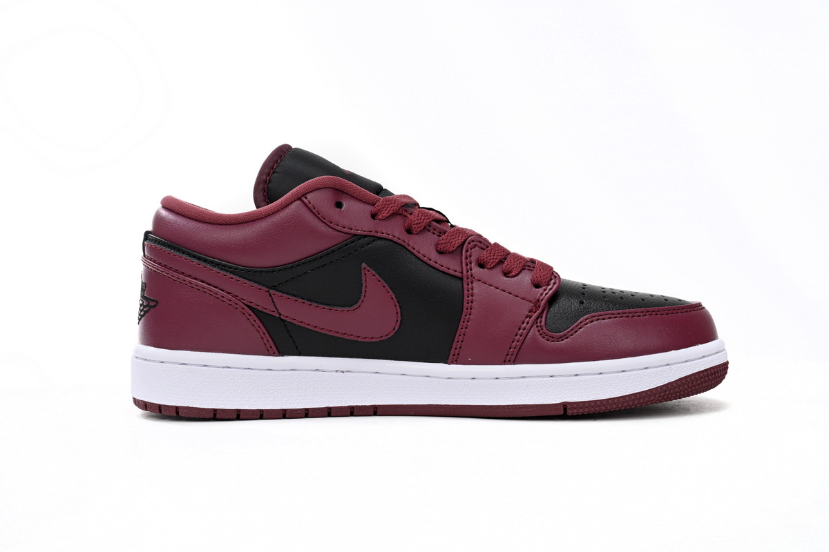 AQ Air Jordan aj1 Low Retro Black Red
