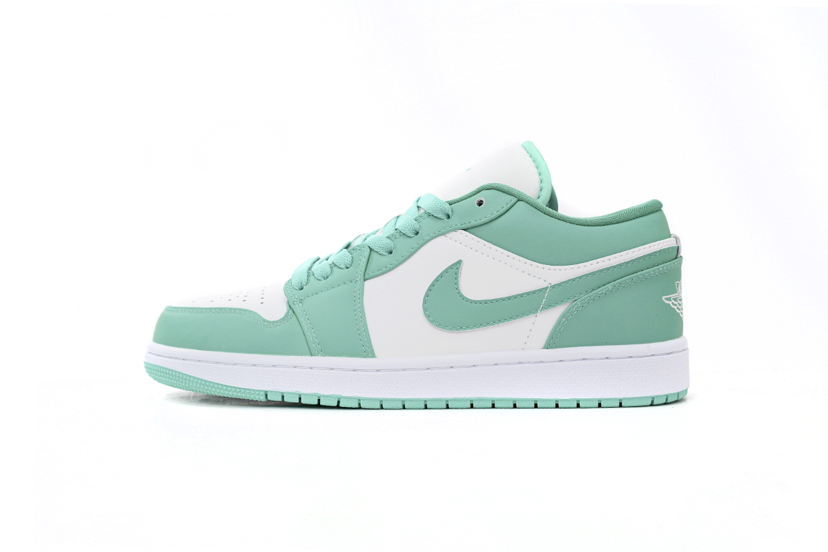 AQ Air Jordan aj1 Low Vintage White Green