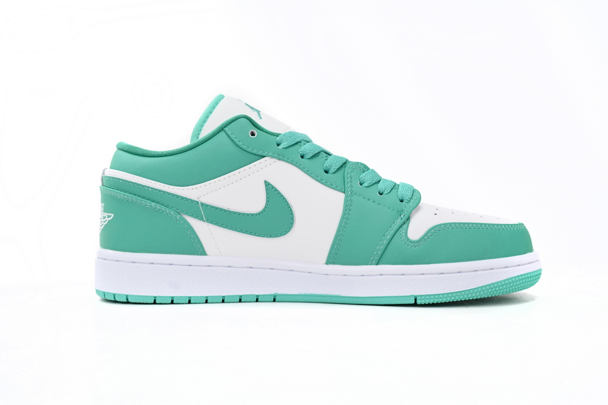 AQ Air Jordan aj1 Low Vintage White Green