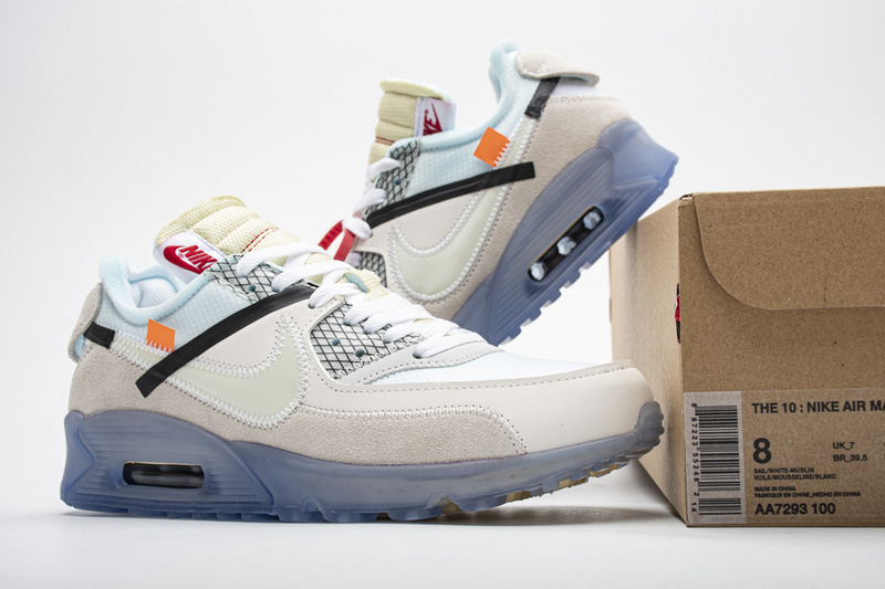 Off-White x Nike Air Max 90 “All White”