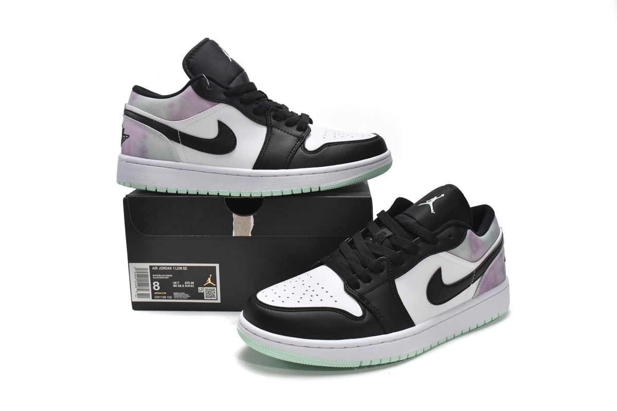 AQ Air Jordan 1 Low SE Tie Dye