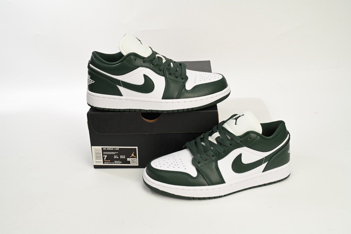 AQ Air Jordan 1 Low Blackish Green