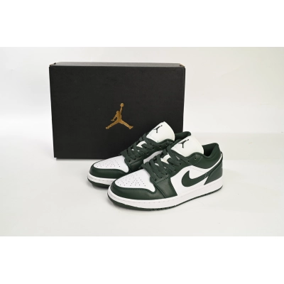 AQ Air Jordan 1 Low Blackish Green 02