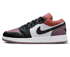 AQ Air Jordan 1 Low White Brown Purple