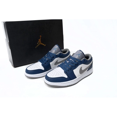 AQ Air Jordan 1 Low White Blue 02