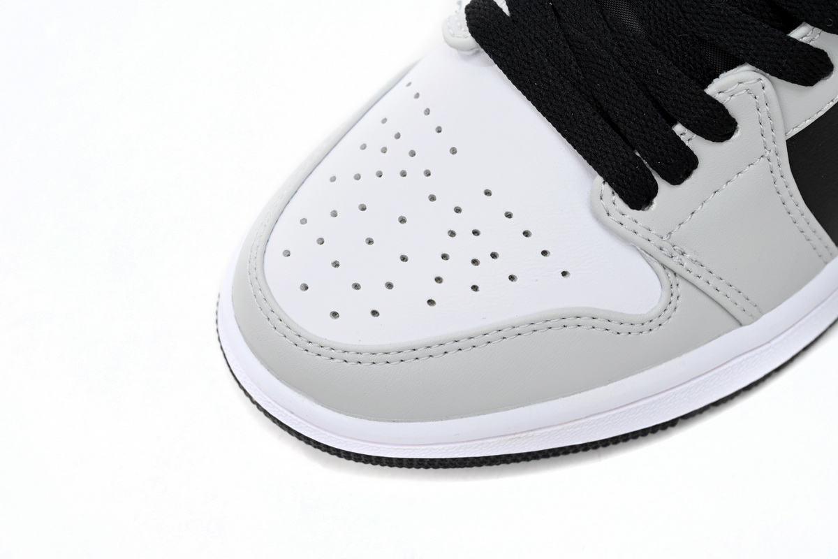 AQ Air Jordan 1 Low White And Black Powder