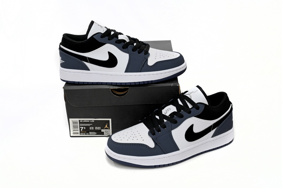 AQ Air Jordan 1 Low White Blue