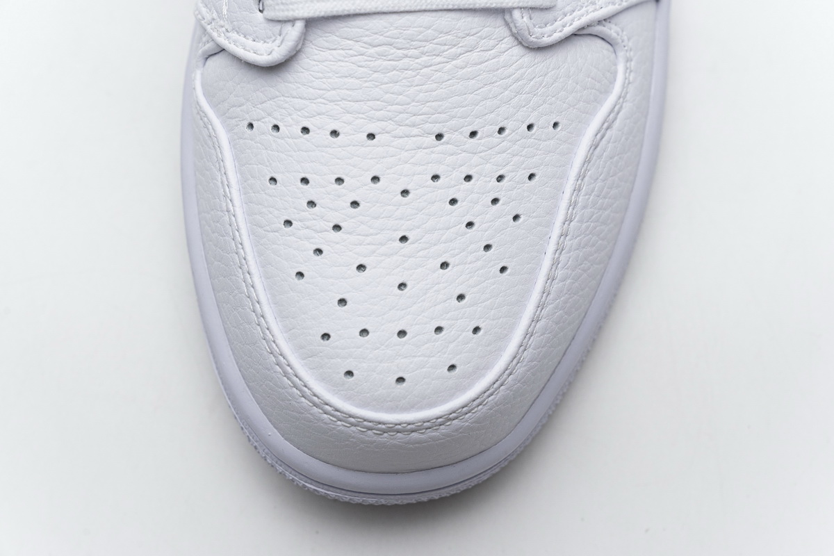AQ Air Jordan 1 Low White Metallic Gold