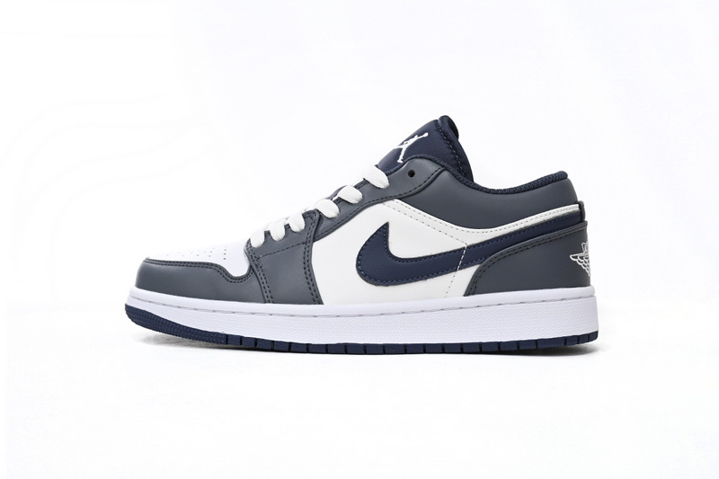 AQ Air Jordan 1 Low White Gray Orchid