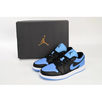 AQ Travis Scott x Air Jordan 1 Low New Black Blue 02