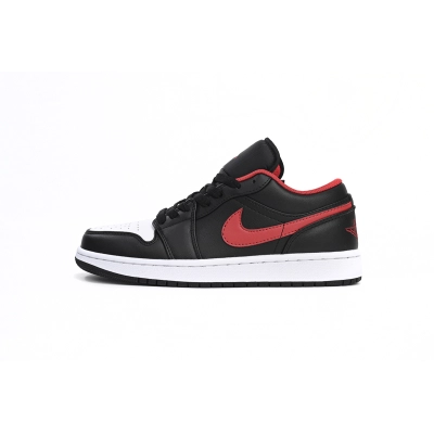 AQ Travis Scott x Air Jordan 1 Low New Black Red 01