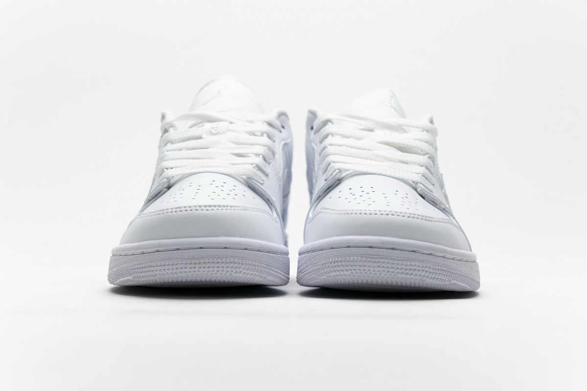 AQ Air Jordan 1 Low White Pure Platnium