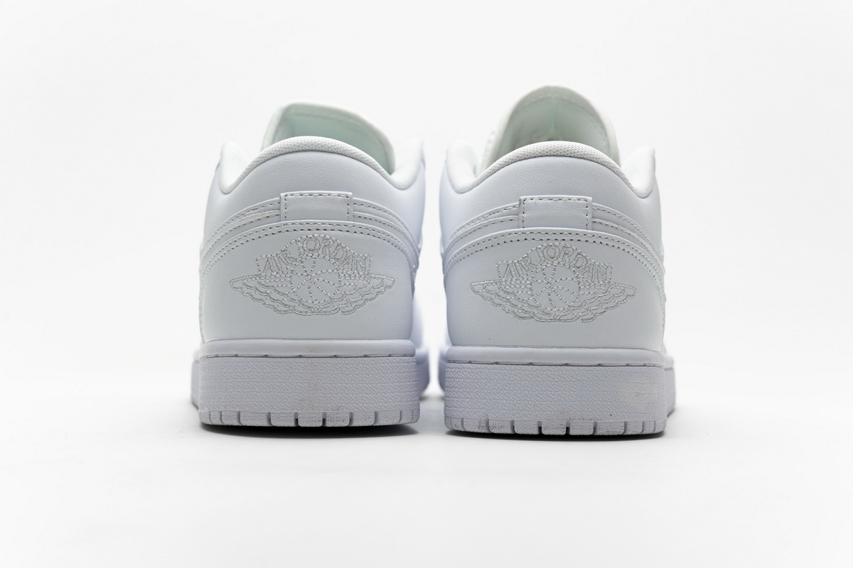 AQ Air Jordan 1 Low White Pure Platnium