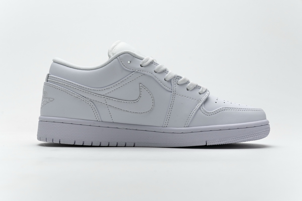 AQ Air Jordan 1 Low White Pure Platnium