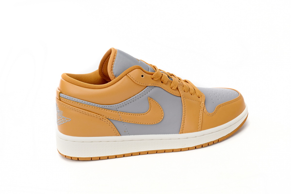AQ Travis Scott x Air Jordan 1 Low Grayish Yellow