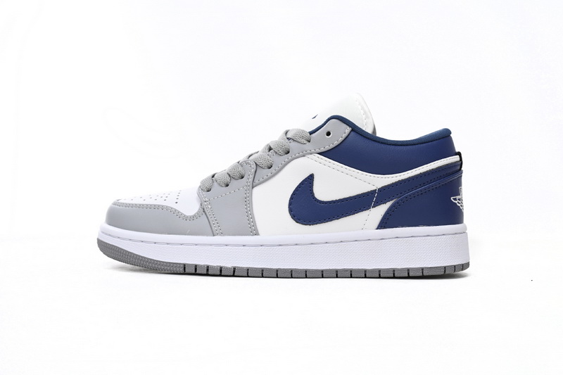 AQ Air Jordan 1 Low Gray Blue