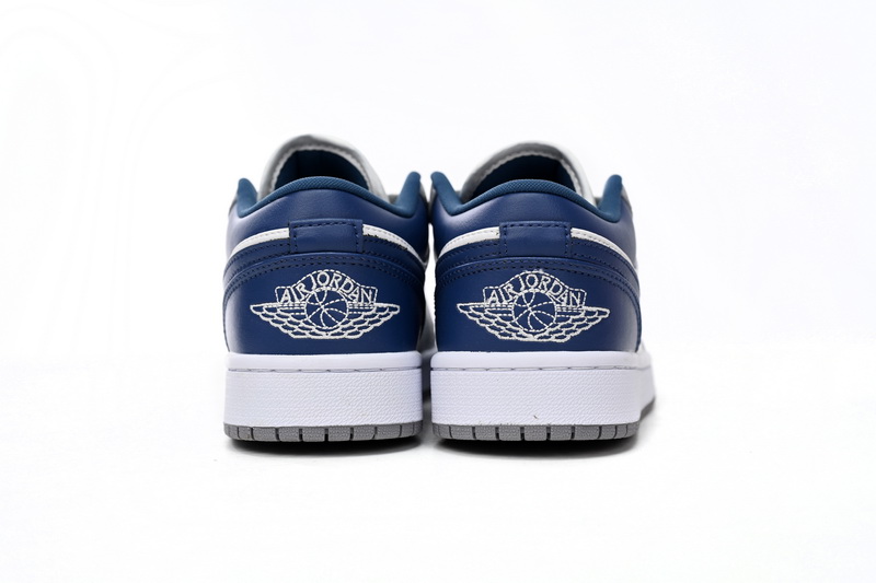 AQ Air Jordan 1 Low Gray Blue