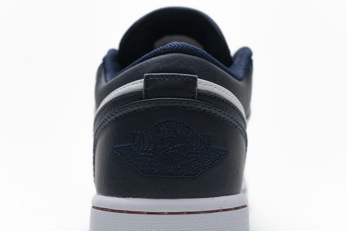 AQ Air Jordan 1 Low Obsidian Ember Glow