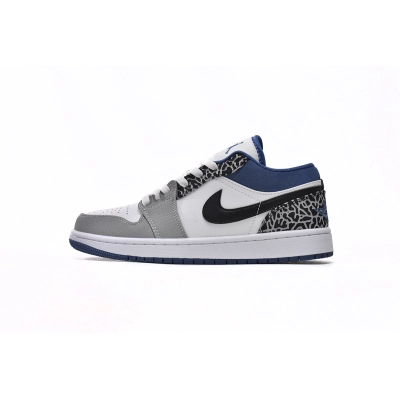 AQ Air Jordan 1 Low True Blue 01