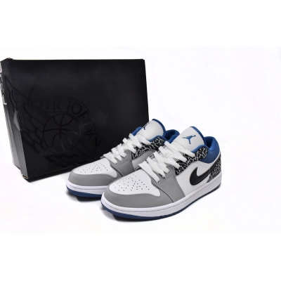 AQ Air Jordan 1 Low True Blue 02