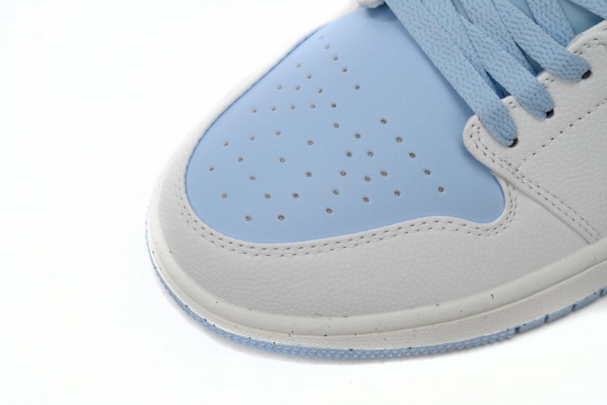 AQ Air Jordan 1 Low Light Blue And White