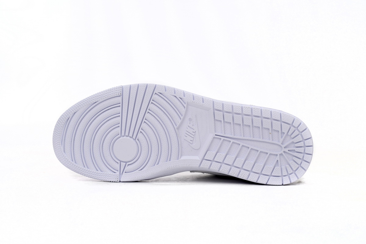 AQ Air Jordan 1 Low White Pure Platinum