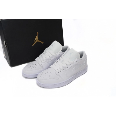 AQ Air Jordan 1 Low White Pure Platinum 02
