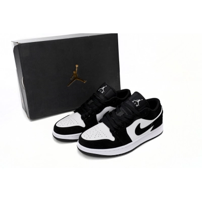 AQ Air Jordan 1 Low New Black and White Panda 02