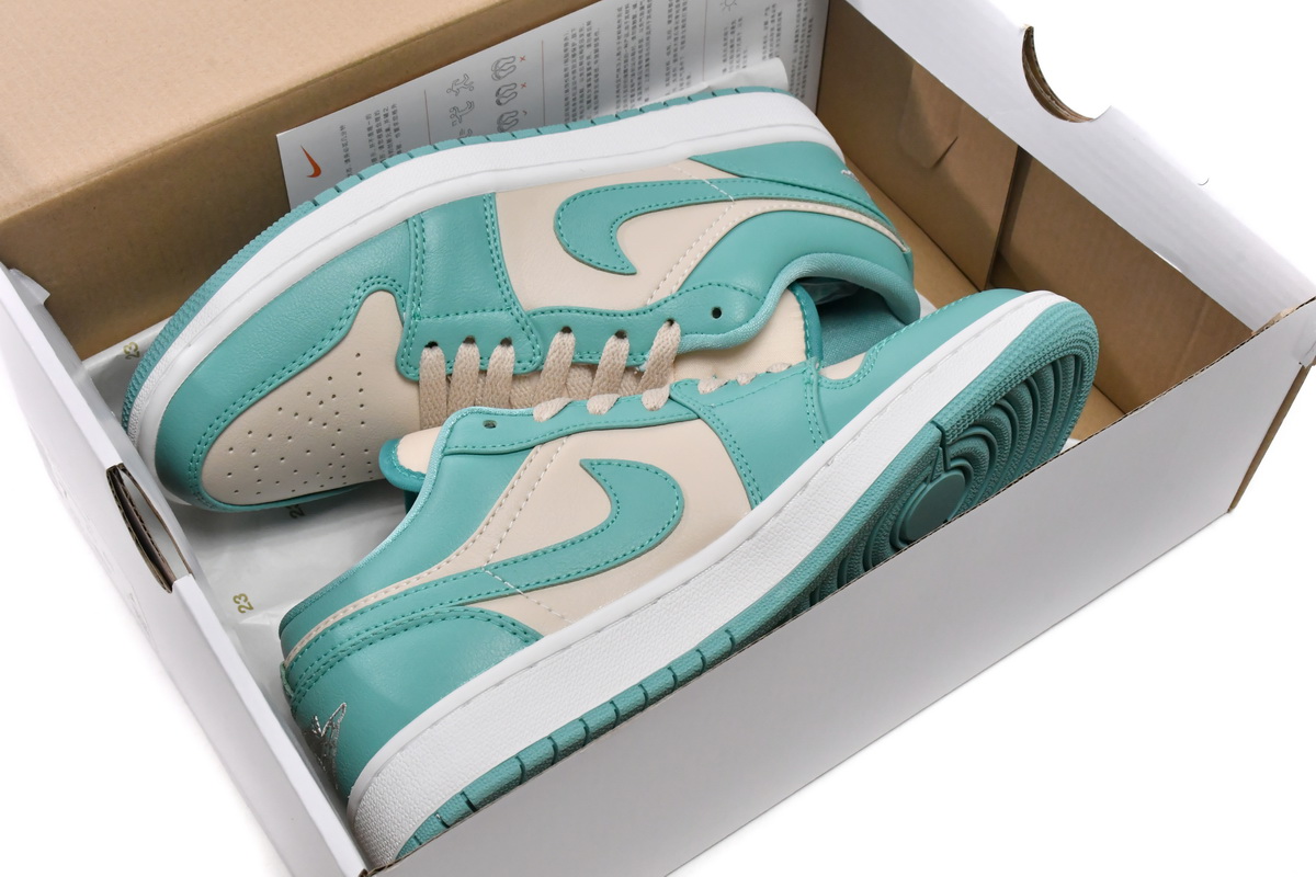 AQ Air Jordan 1 Low Tropical Teal