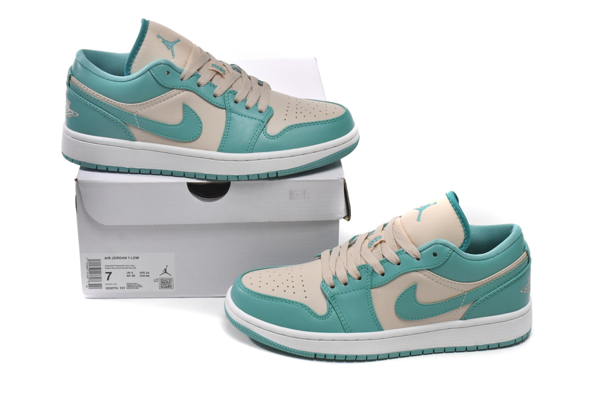 AQ Air Jordan 1 Low Tropical Teal