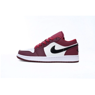 AQ Air Jordan 1 Low Noble Red 01