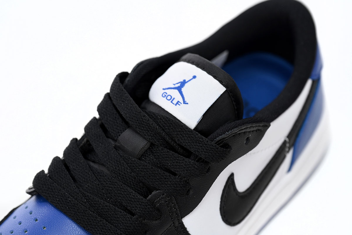 AQ Air Jordan 1 Low Golf Black and White