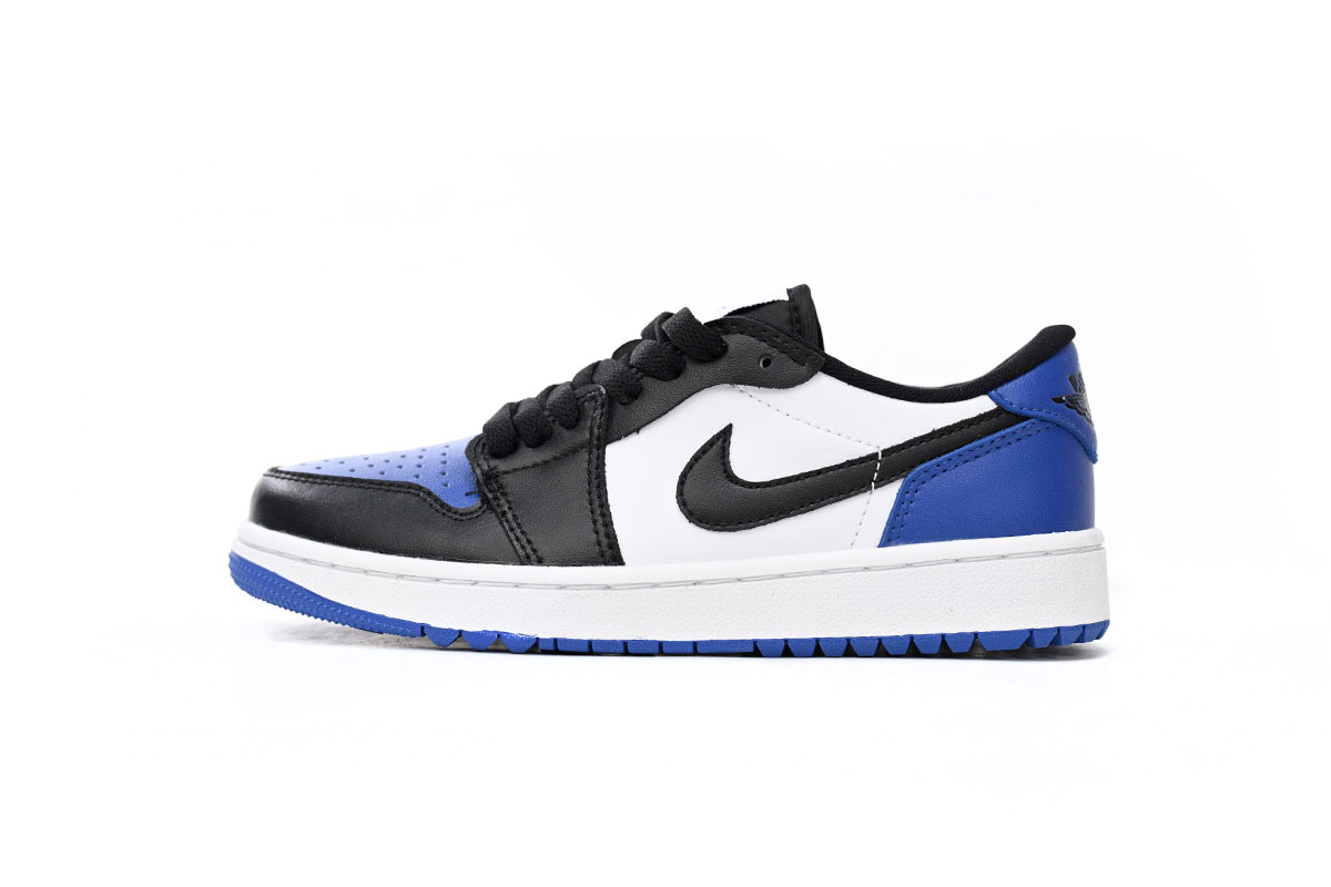 AQ Air Jordan 1 Low Golf Black and White