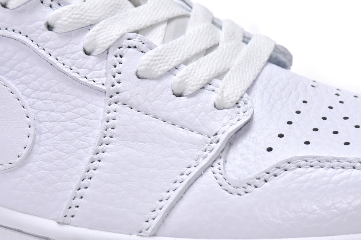 AQ Air Jordan 1 Low Golf Triple White