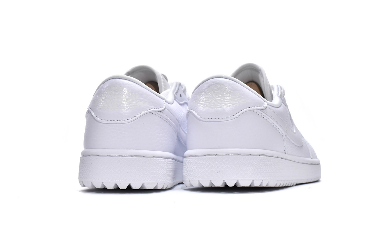 AQ Air Jordan 1 Low Golf Triple White