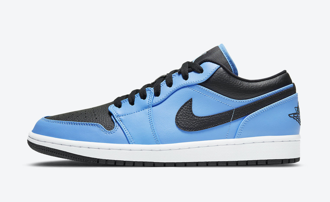 AQ Air Jordan 1 Low University Blue Black