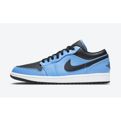 AQ Air Jordan 1 Low University Blue Black 01