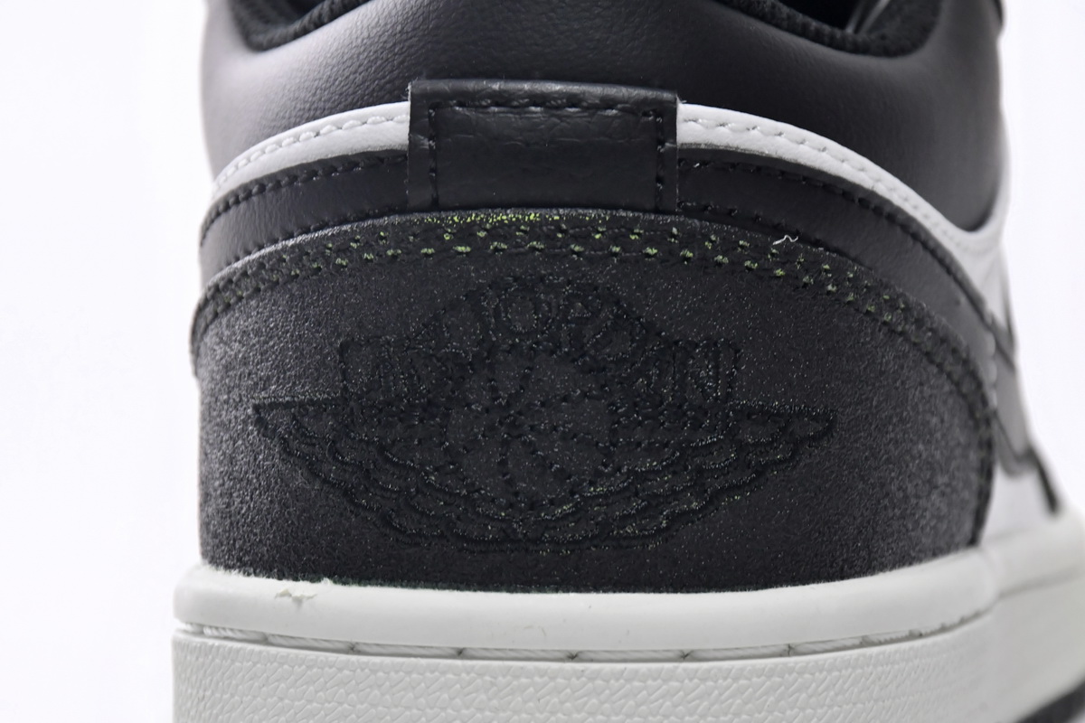 AQ Air Jordan 1 Low SE GS Wear Away - Electric Green