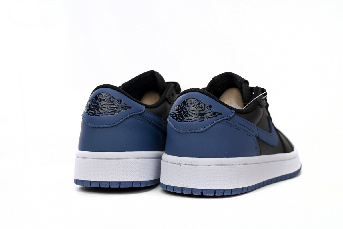 AQ Air Jordan 1 Low Black Blue