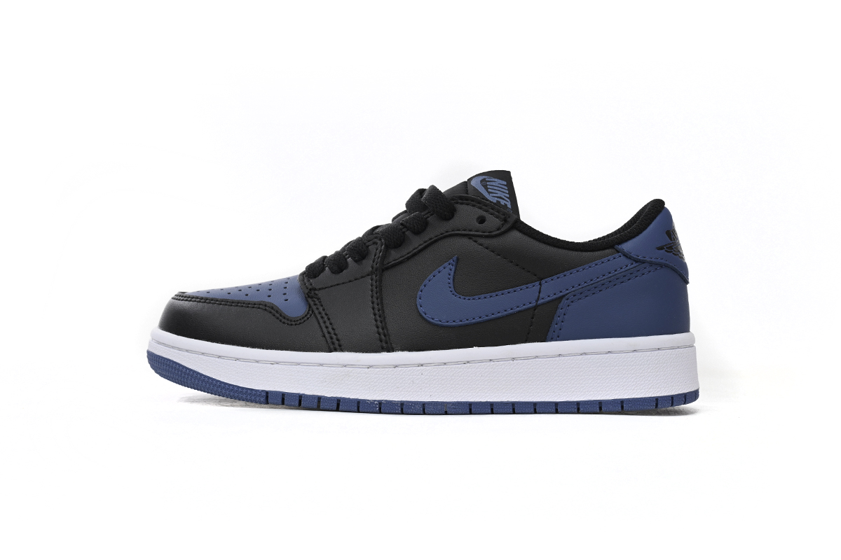 AQ Air Jordan 1 Low Black Blue
