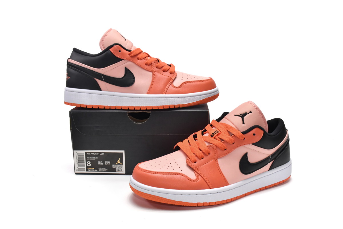 AQ Air Jordan 1 Low Orange Black