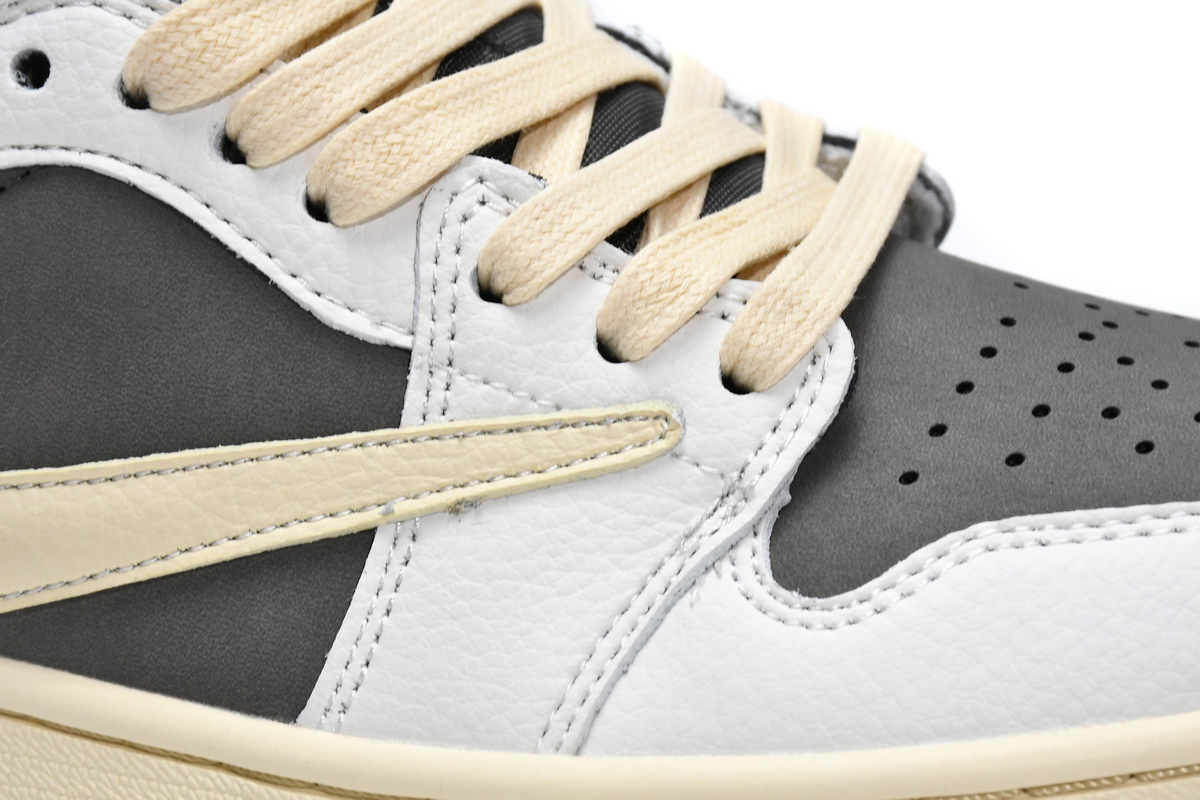 AQ Travis Scott x Air Jordan 1 Low White BrownBarb