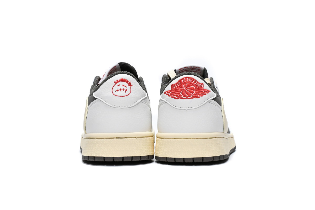 AQ Travis Scott x Air Jordan 1 Low White BrownBarb