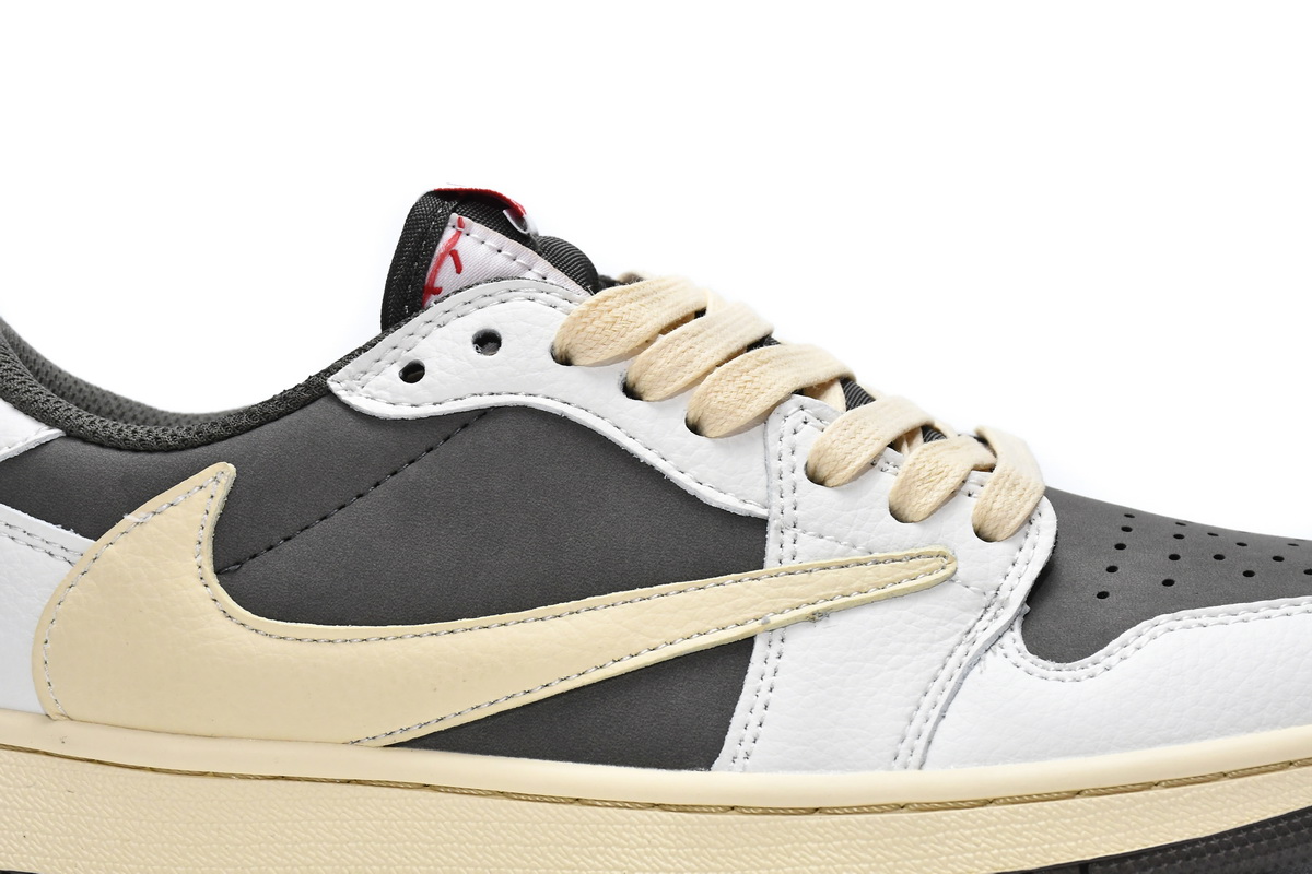 AQ Travis Scott x Air Jordan 1 Low White BrownBarb