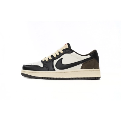 AQ Air Jordan 1 Low Low-bank Mocha 01