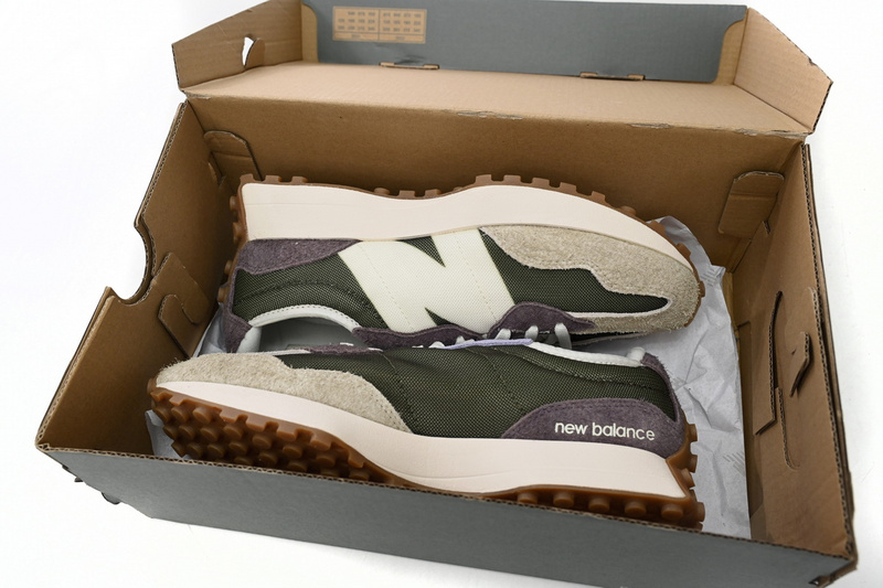 New Balance 327 Purplish Green