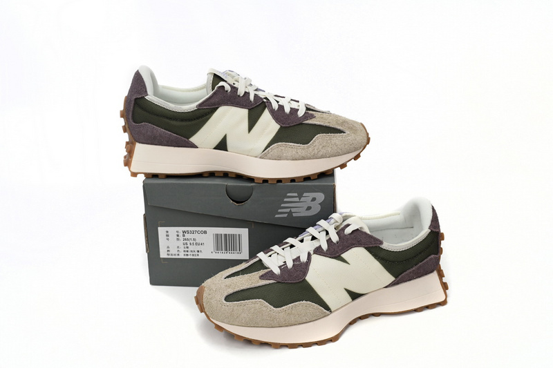 New Balance 327 Purplish Green
